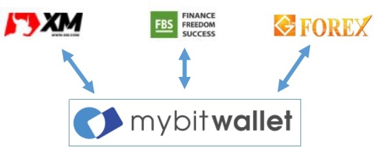 Mybitwalletを利用できる海外FX業者