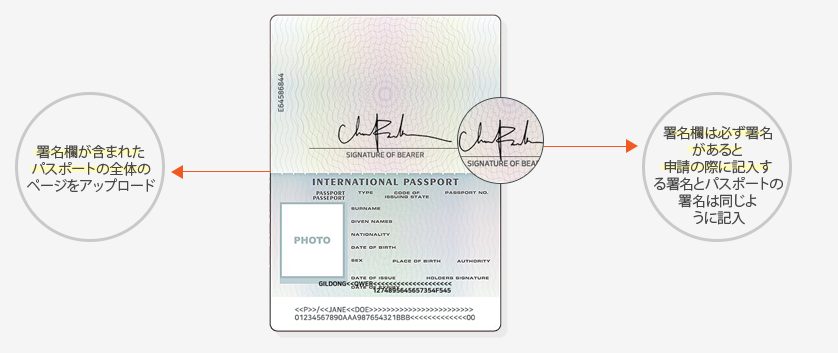 STICPAYの申し込みパスポート
